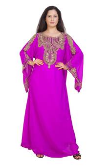 Elegant Islamic Arabic Kaftan Dress For Weddin Gown Party Wear Dress