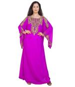 Elegant Islamic Arabic Kaftan Dress For Weddin Gown Party Wear Dress