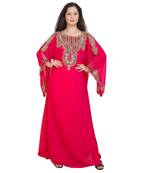 Elegant Islamic Arabic Kaftan Dress For Weddin Gown Party Wear Dress