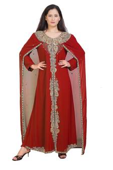 Islamic Arabic Kaftan Dress For Weddin Gown Party Wear Dress
