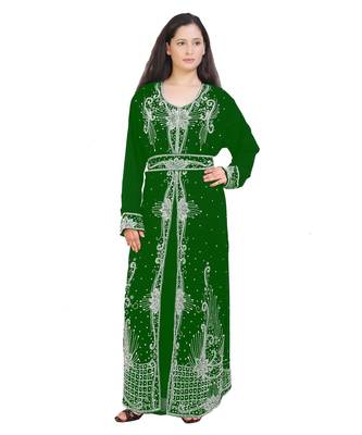   Moroccan Kaftan Islamic Moroccan Jalabiya Dress 1