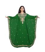 Royal Moroccan Beautiful Zari Work Jilbab Jalabiya Kaftan Dress