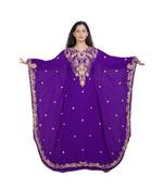 Royal Moroccan Beautiful Zari Work Jilbab Jalabiya Kaftan Dress