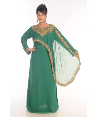 Morocan Arabic Islamic Kaftan Dress 1