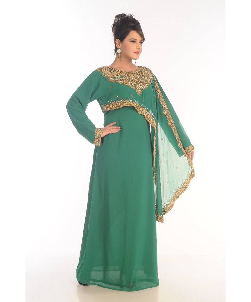 Dubai Morocan Arabic Islamic Kaftan Dress