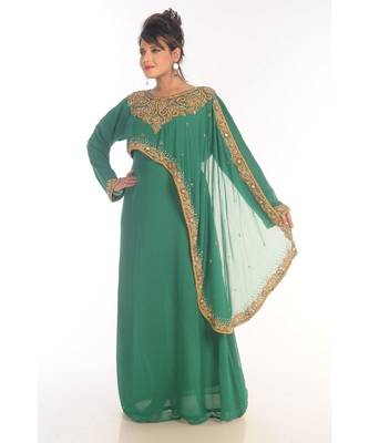 Morocan Arabic Islamic Kaftan Dress 4