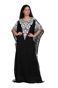 Eleagnt Modern Arabic Kaftan Dress For Women Wedding Gown
