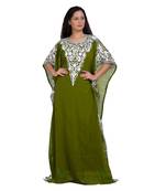 Eleagnt Modern Arabic Kaftan Dress For Women Wedding Gown