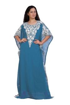 Eleagnt Modern Arabic Kaftan Dress For Women Wedding Gown