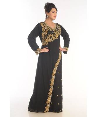 Modern Islamic Arabic Kaftan Dress For Weddin Gown Party Wear Dress 2