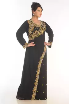 Modern Islamic Arabic Kaftan Dress For Weddin Gown Party Wear Dress