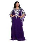 Eleagnt Modern Arabic Kaftan Dress For Women Wedding Gown