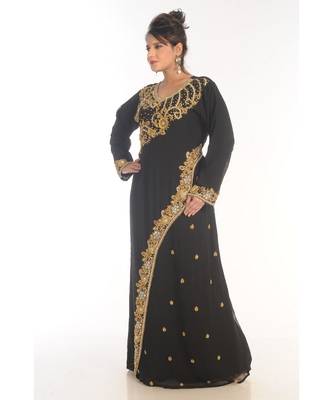 Modern Islamic Arabic Kaftan Dress For Weddin Gown Party Wear Dress 3