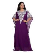 Eleagnt Modern Arabic Kaftan Dress For Women Wedding Gown