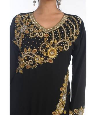Modern Islamic Arabic Kaftan Dress For Weddin Gown Party Wear Dress 5