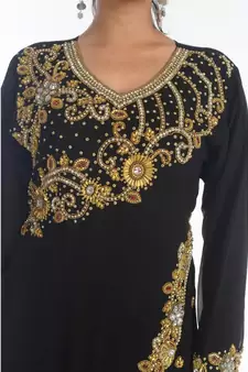 Modern Islamic Arabic Kaftan Dress For Weddin Gown Party Wear Dress