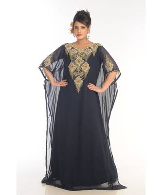 2019 Ramadan Eid Moroccan Kaftan Islamic Moroccan Jalabiya Dress 1