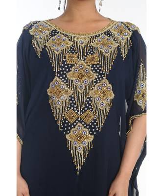 2019 Ramadan Eid Moroccan Kaftan Islamic Moroccan Jalabiya Dress 2