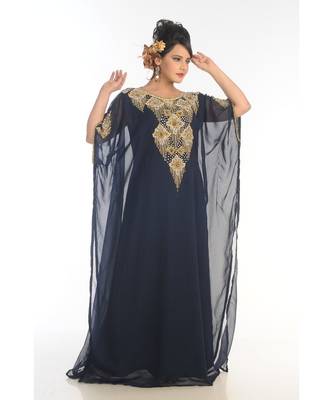 2019 Ramadan Eid Moroccan Kaftan Islamic Moroccan Jalabiya Dress 3