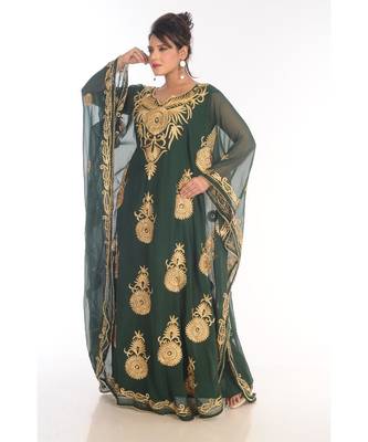 New Moroccan Arabic Islamic Party Wear Party Dress For Women 4