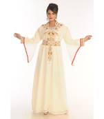 Eleagnt Modern Arabic Kaftan Dress For Women Wedding Gown