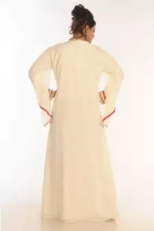 Eleagnt Modern Arabic Kaftan Dress For Women Wedding Gown