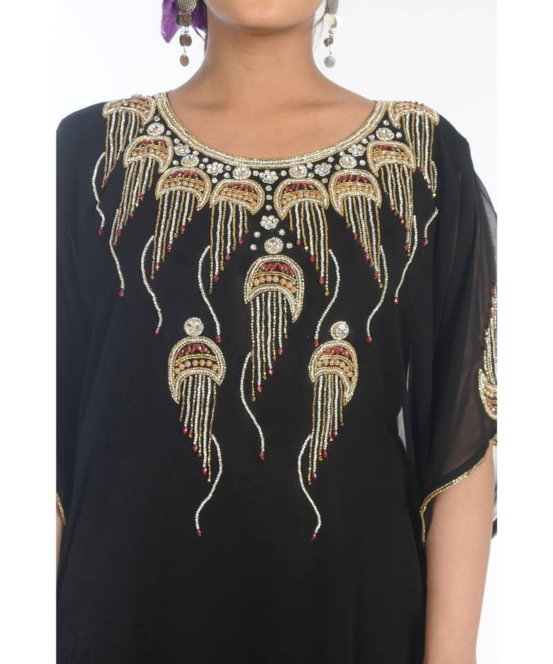 Beautiful Moroccan Islamic Wedding Gown Party Wear Gown For Women