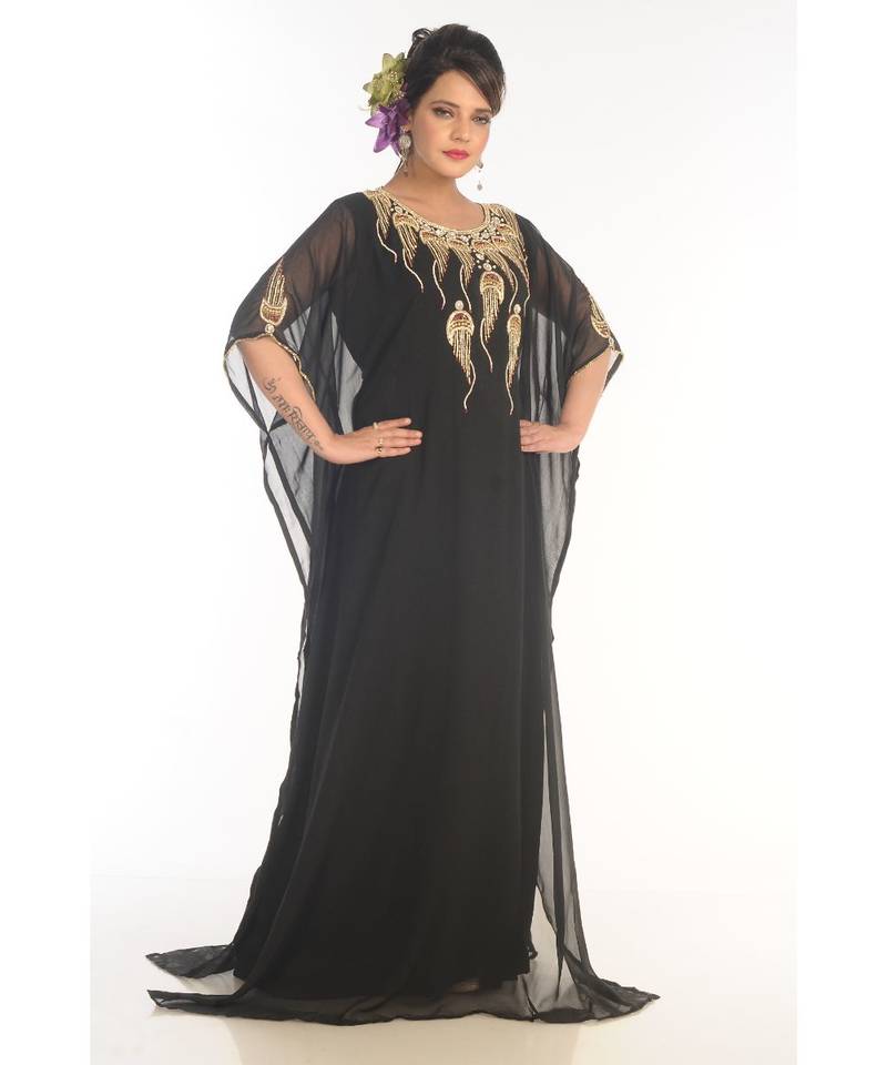 Beautiful Moroccan Islamic Wedding Gown Party Wear Gown For Women