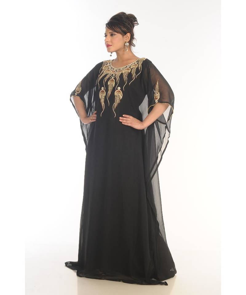 Beautiful Moroccan Islamic Wedding Gown Party Wear Gown For Women