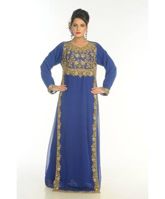 Modern Islamic Arabic Kaftan Dress For Weddin Gown Party Wear Dress 1