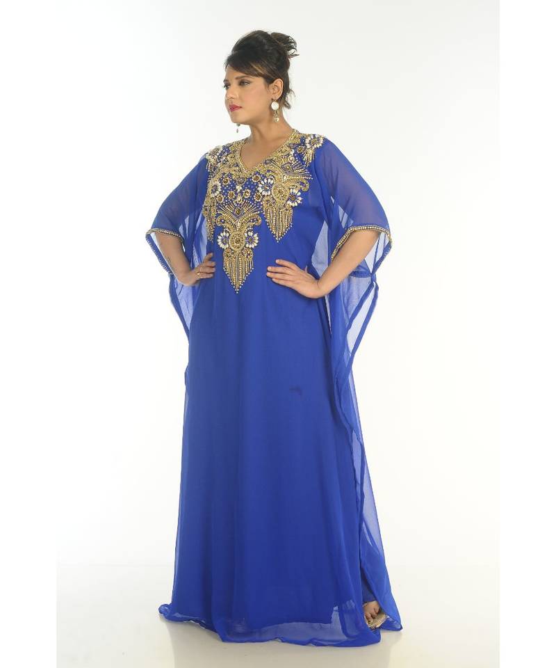 Modern Islamic Arabic Kaftan Dress For Weddin Gown Party Wear Dress