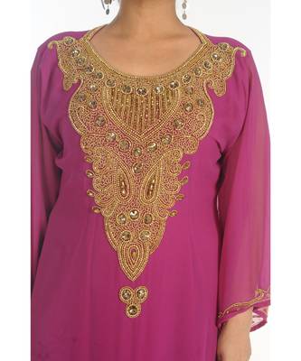 New Moroccan Arabic Islamic Party Wear Party Dress For Women 2