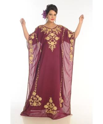 Ethinc Women Arabic Elegant Lowest For Daily Use Kaftan 1
