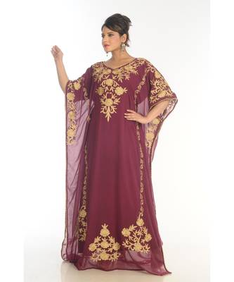 Ethinc Women Arabic Elegant Lowest For Daily Use Kaftan 4