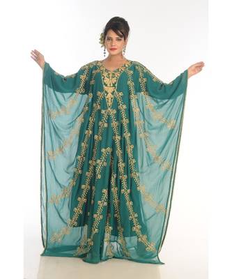 Morocan Arabic Islamic Kaftan Dress 1