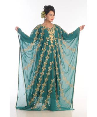 Morocan Arabic Islamic Kaftan Dress 3