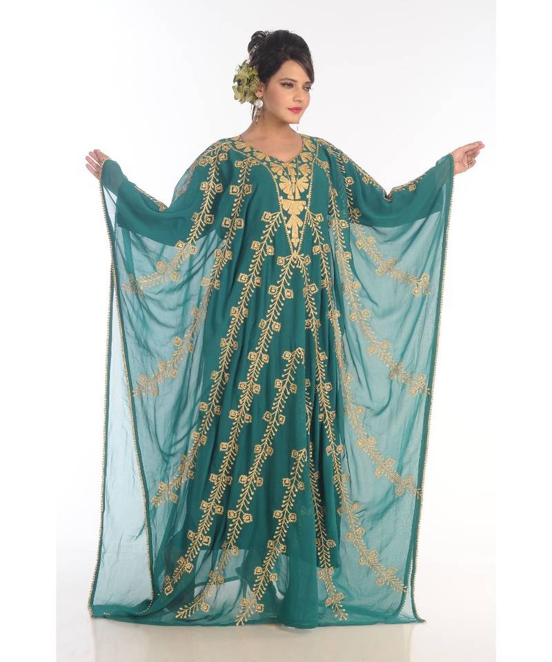 Dubai Morocan Arabic Islamic Kaftan Dress