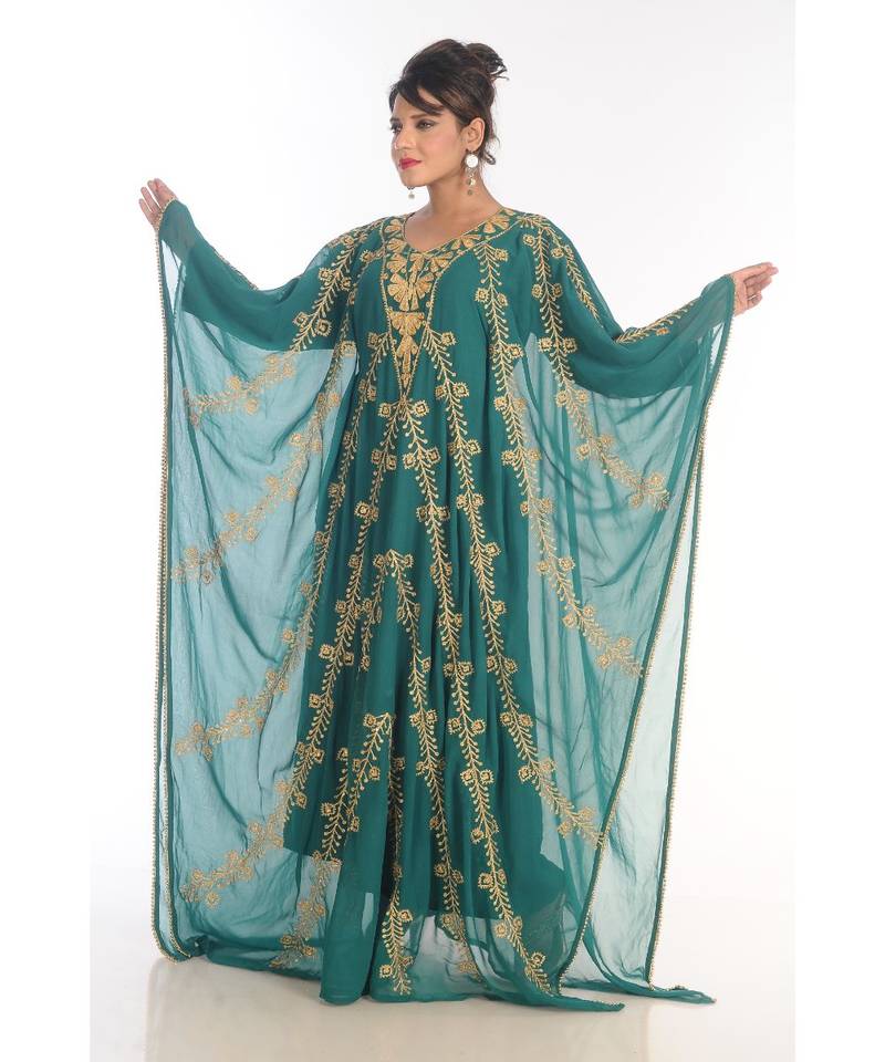 Dubai Morocan Arabic Islamic Kaftan Dress