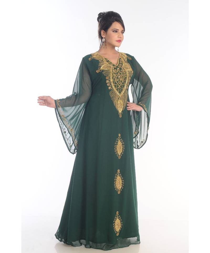 Eid Dubai Kaftan Dress Moroccan Kaftan Dress