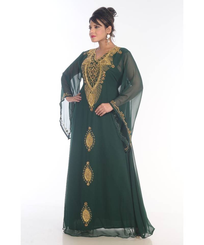 Eid Dubai Kaftan Dress Moroccan Kaftan Dress