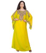 Elegant Islamic Arabic Kaftan Dress For Weddin Gown Party Wear Dress