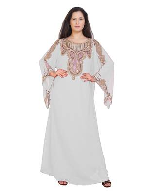 Elegant Islamic Arabic Kaftan Dress For Weddin Gown Party Wear Dress 1