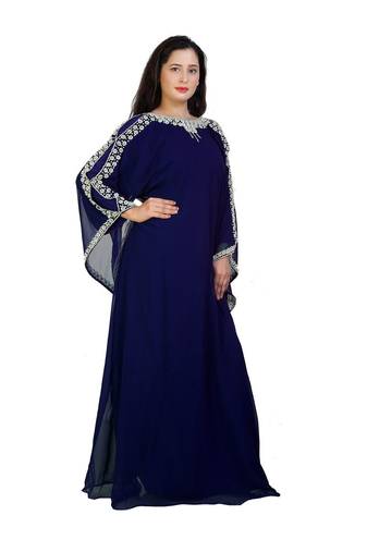 2021  Moroccan Kaftan Islamic Moroccan Jalabiya Dress