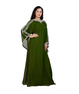2022  Moroccan Kaftan Islamic Moroccan Jalabiya Dress 1