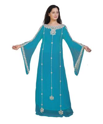 New Moroccan Arabic Islamic Party Wear Party Dress For Women 1