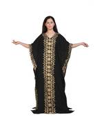 Royal Moroccan Beautiful Zari Work Jilbab Jalabiya Kaftan Dress