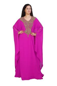 Gandura Moroccan Arabic Traditional Party Thobe Kaftan
