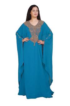 Gandura Moroccan Arabic Traditional Party Thobe Kaftan