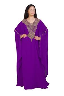 Gandura Moroccan Arabic Traditional Party Thobe Kaftan