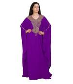 Gandura Moroccan Arabic Traditional Party Thobe Kaftan